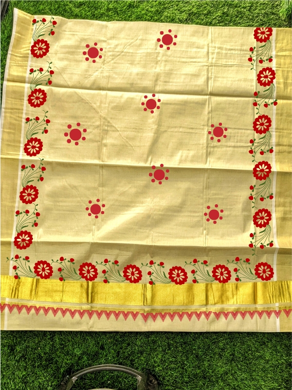 Kuthampully Set Saree