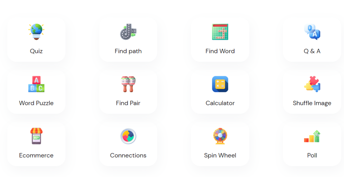 Interactive Games for Customers